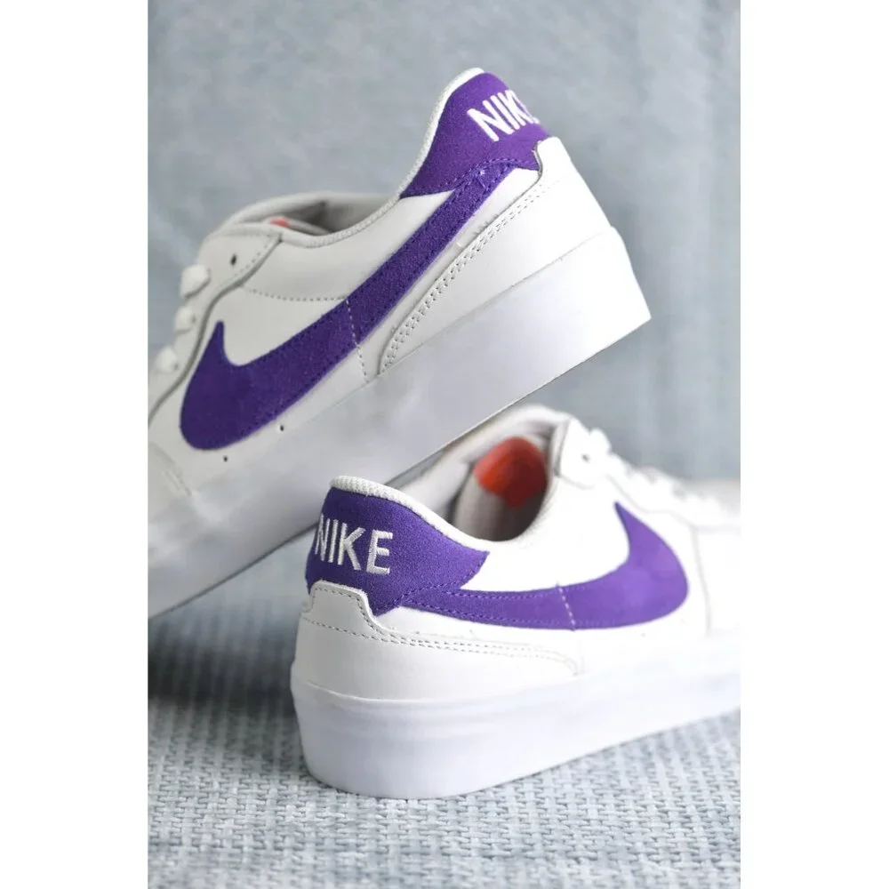New! Size: 10.5 Women|Nike Zoom Pogo Plus ISO SB White/Court Purple|DZ4916-100 - Picture 14 of 15